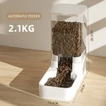 Dog Feeder Cat Automatic Feeding Water Bowl - Image 4