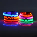 Dog Collar Nylon LED Night Safety Flashing Glow In The Dark - Image 3