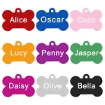 Personalized Dogs Cats ID Tag Custom Alloy Bone Puppy Kitten - Image 4